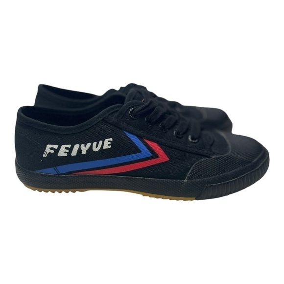 Feiyue 1920 Women’s Black Sneakers With Rubber Toe - Picture 4 of 9